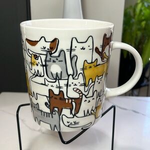 CATS Embossed large 20oz Prima Design USA Coffee Mug Cat Mom NEW Assorted Breeds